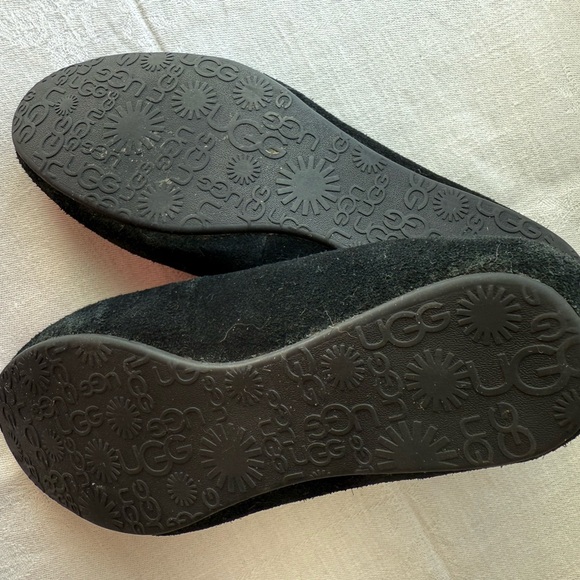 UGG Black Alloway Suede Flats - Picture 6 of 7